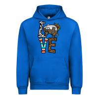 Cobalt love caravan Urban Hoodie - CowhideDigitalArt