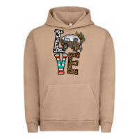 Pigment Burro love caravan Urban Hoodie - CowhideDigitalArt