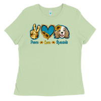 Matcha Peace Love Cocker Spaniel Ladies Tee - Jasminsmagicworld