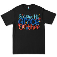 Black god shed his grace on the thee Premium Tee - MaliasSmallBusiness
