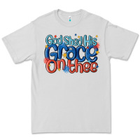 Dove Grey god shed his grace on the thee Premium Tee - MaliasSmallBusiness