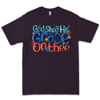 Plum god shed his grace on the thee Premium Tee - MaliasSmallBusiness