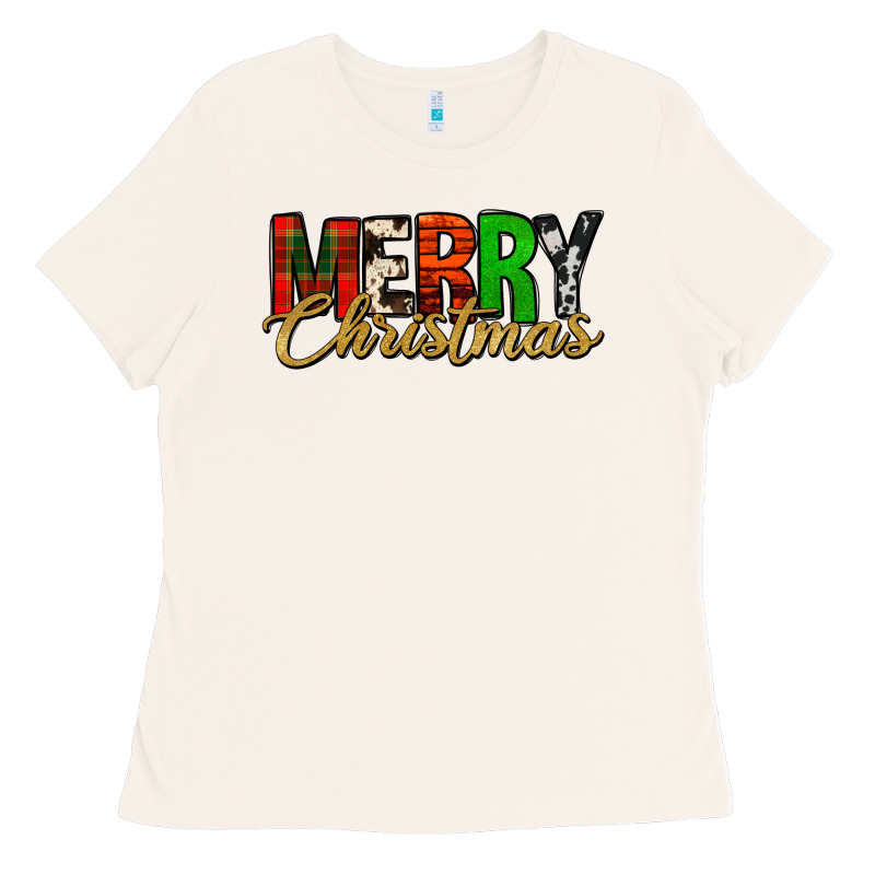 Merry Christmas Western Ladies Tee by Jasminsmagicworld | Teevron