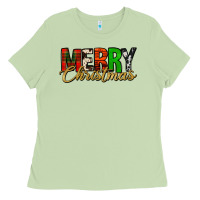 Matcha merry christmas western Ladies Tee - Jasminsmagicworld