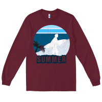 Burgundy Summer Surf Long Sleeve Tee - Bettercallsaul