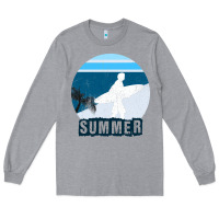 Heather Grey Summer Surf Long Sleeve Tee - Bettercallsaul