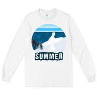 White Summer Surf Long Sleeve Tee - Bettercallsaul