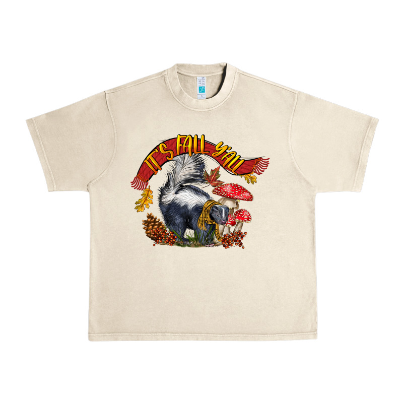 It's Fall Y'all Skunk Urban Heavy Tee by LillyAllenDesigns | Teevron