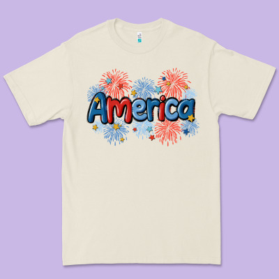 America Premium Tee Designed By Maliassmallbusiness