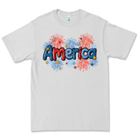 Dove Grey America Premium Tee - MaliasSmallBusiness