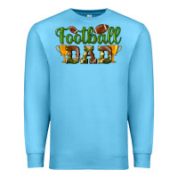 Ocean Blue Football Dad Premium Sweatshirt - BundleAndBundleShop