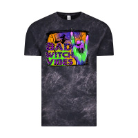 Cloud Black bad witch vibes Vintage Tee - JahusDesignShop