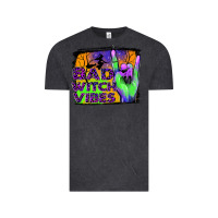 Vintage Black bad witch vibes Vintage Tee - JahusDesignShop