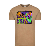 Vintage Coffee bad witch vibes Vintage Tee - JahusDesignShop