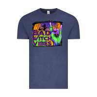 Vintage Denim bad witch vibes Vintage Tee - JahusDesignShop