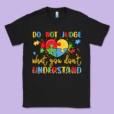 Puzzle Heart Inclusivity Message Classic Tee Designed By Lillyallendesigns