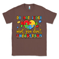 Chestnut puzzle heart inclusivity message Classic Tee - LillyAllenDesigns