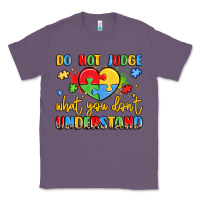 Lavender puzzle heart inclusivity message Classic Tee - LillyAllenDesigns