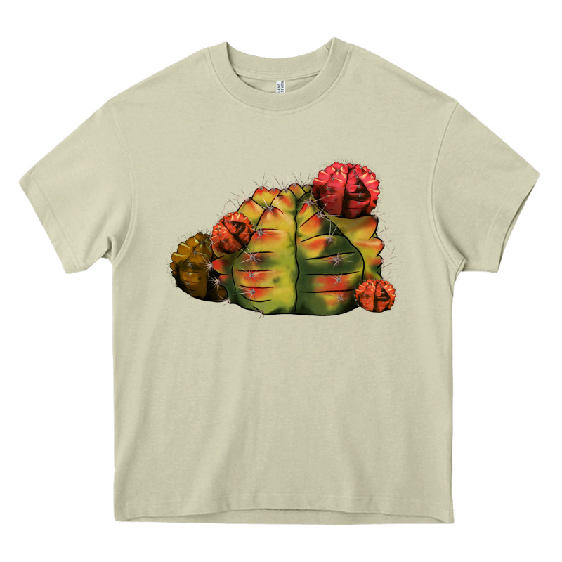 Gymnocalycium Variegated Cactus Heavy Core Tee by LillyAllenDesigns | Teevron