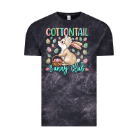 Cloud Black cottontail bunny club Vintage Tee - LillyAllenDesigns