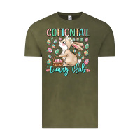 Vintage Olive cottontail bunny club Vintage Tee - LillyAllenDesigns