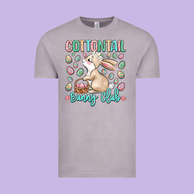 Cottontail Bunny Club Vintage Tee Designed By Lillyallendesigns