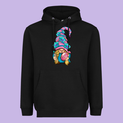 Easter Gnome Heavyweight Hoodie Designed By Bundleandbundleshop