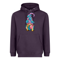 Plum Easter Gnome Heavyweight Hoodie - BundleAndBundleShop