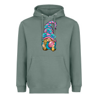 Sage Easter Gnome Heavyweight Hoodie - BundleAndBundleShop