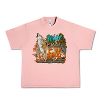 Salmon Wild About Fall Coyote Urban Heavy Tee - LillyAllenDesigns