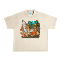 Sandshell Wild About Fall Coyote Urban Heavy Tee - LillyAllenDesigns
