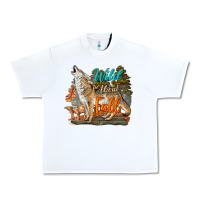 White Wild About Fall Coyote Urban Heavy Tee - LillyAllenDesigns