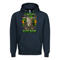 Navy Sham rockin St. Patrick's Day Zipper Hoodie - CowGirlArtShop
