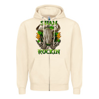 Sandshell Sham rockin St. Patrick's Day Zipper Hoodie - CowGirlArtShop