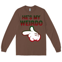 Chestnut He's My Weirdo Galaxy Long Sleeve Tee - Bettercallsaul
