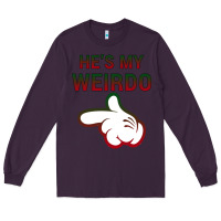 Plum He's My Weirdo Galaxy Long Sleeve Tee - Bettercallsaul