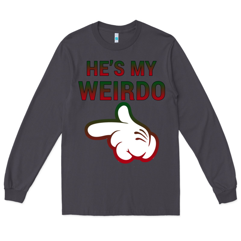He's My Weirdo Galaxy Long Sleeve Tee by Bettercallsaul | Teevron