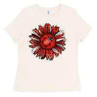 Ladybug Sunflower Ladies Tee | Teevron