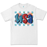 White usa retro Premium Tee - MaliasSmallBusiness