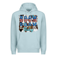 Blue Mist Boom Boom Baby Premium Hoodie - JahusDesignShop