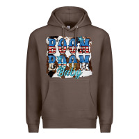 Coffee Boom Boom Baby Premium Hoodie - JahusDesignShop