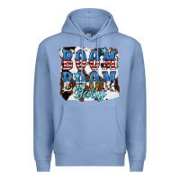 Colony Blue Boom Boom Baby Premium Hoodie - JahusDesignShop