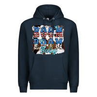 Navy Boom Boom Baby Premium Hoodie - JahusDesignShop