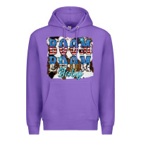 Purple Boom Boom Baby Premium Hoodie - JahusDesignShop