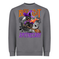 Storm Black cat apothecary Heavyweight Sweatshirt - NancyCooperArtShop