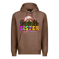 Chestnut baseball sister Premium Hoodie - OliviaCreatesArt