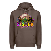 Coffee baseball sister Premium Hoodie - OliviaCreatesArt