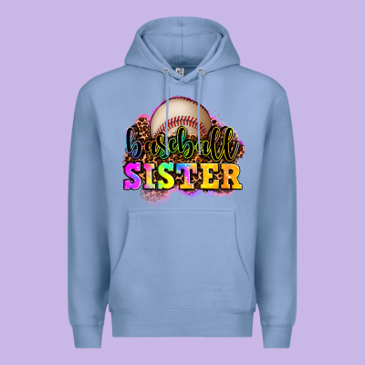 Baseball Sister Premium Hoodie Designed By Oliviacreatesart