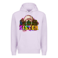 Lilac baseball sister Premium Hoodie - OliviaCreatesArt