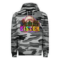 Slate Camo baseball sister Premium Hoodie - OliviaCreatesArt
